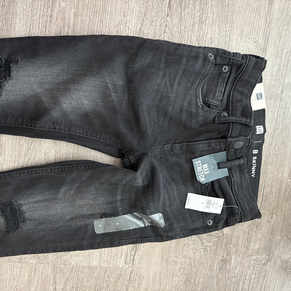 Gap Kids size 8 skinny black jeans